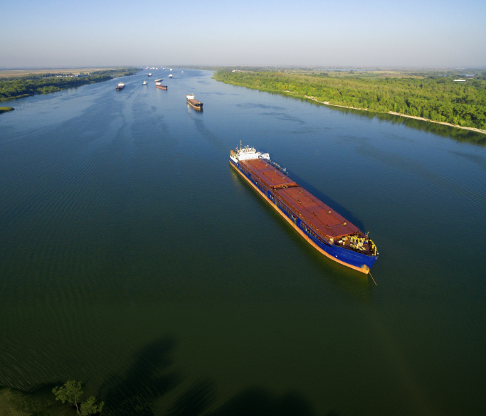 Binnenvaart op de Europese vaarwegen